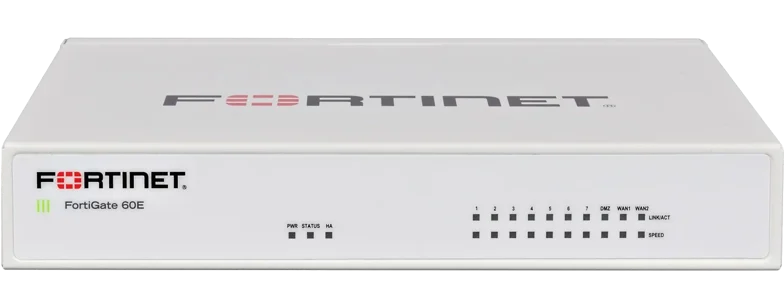Representative Fortinet FortiGate managed network appliance