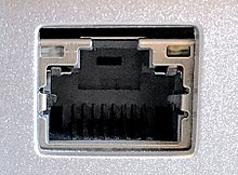 Ethernet port on a computer